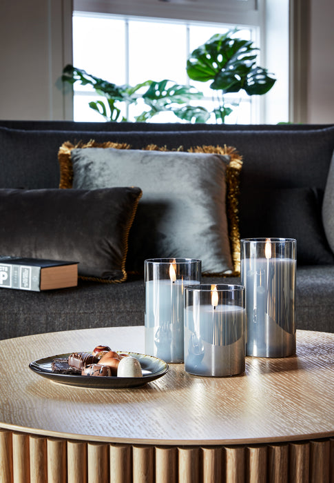 Ambience lys med glass 15 cm