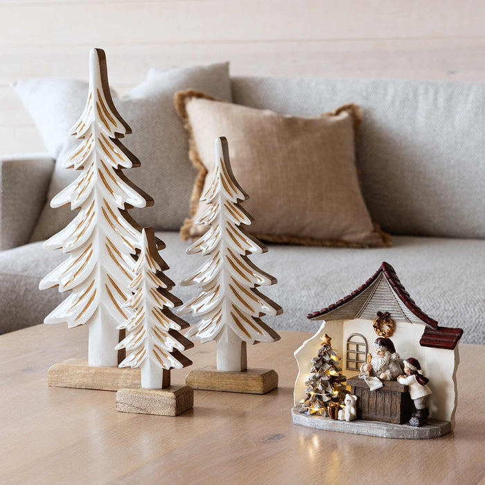 Christmas Spirit nissens verksted m/LED lys