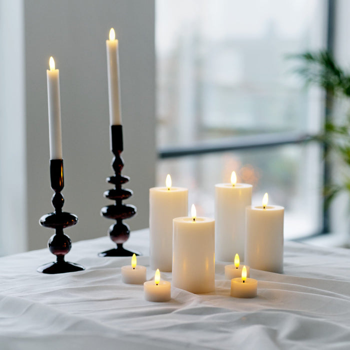 Candela kronelys hvit 2 stk