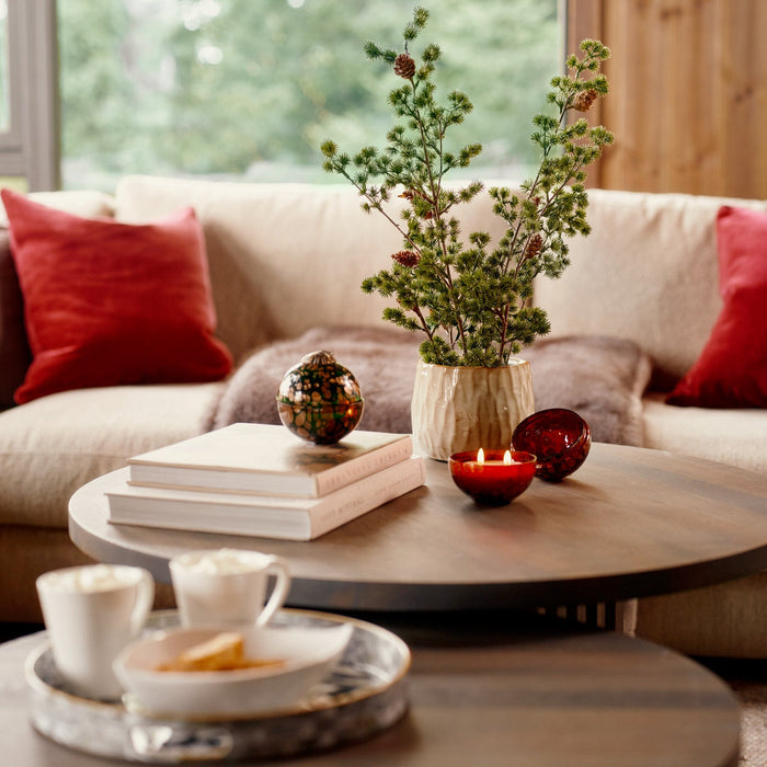 Glory rødt duftlys Orange Cinnamon