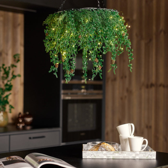 Christmas takkrans m/LED lys 45 cm