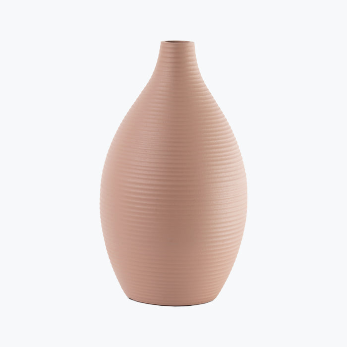 Shapes dusty pink vase medium H: 23 cm