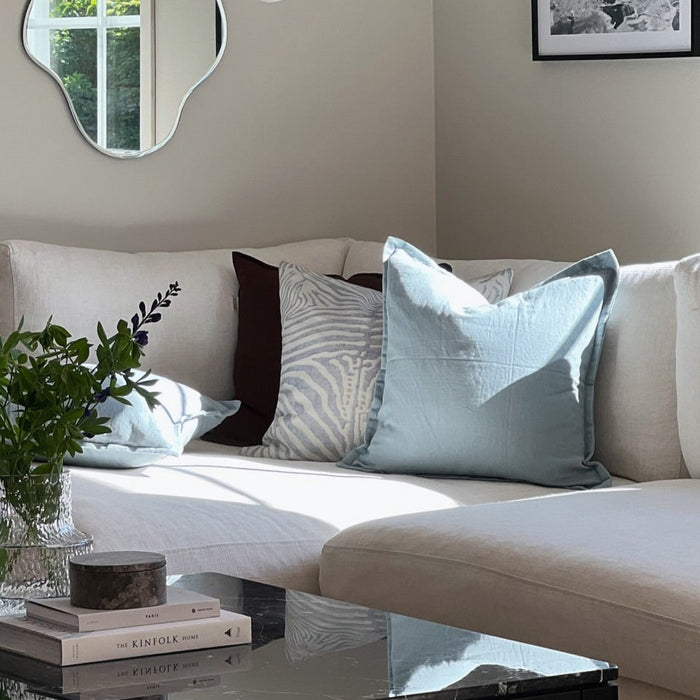 Elma Light Blue putetrekk 50x50 cm