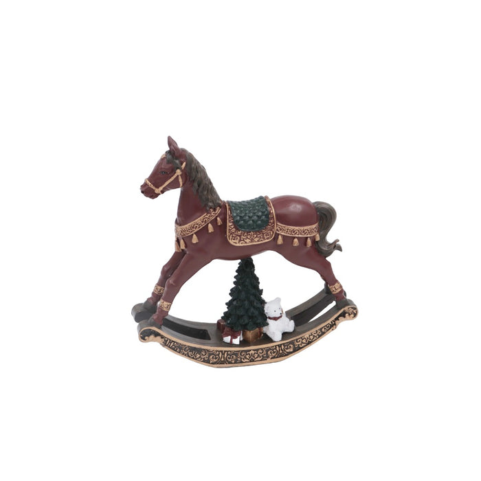 Christmas Spirit gyngehest 18 cm