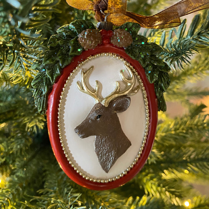 Christmas Spirit hjort julepynt 3 stk