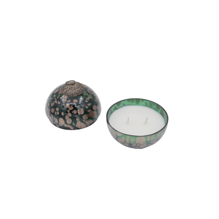 Glory grønt duftlys Orange Cinnamon