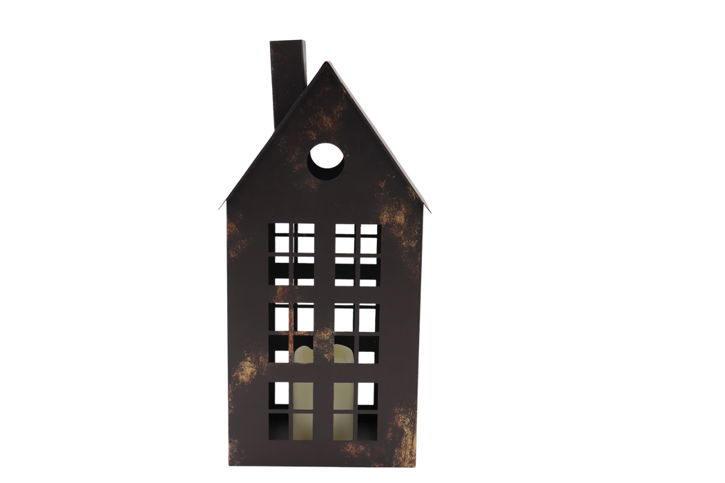 House lykt m/LED lys H35 cm