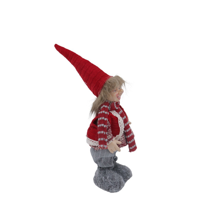 Santa nissegutt stående 42 cm