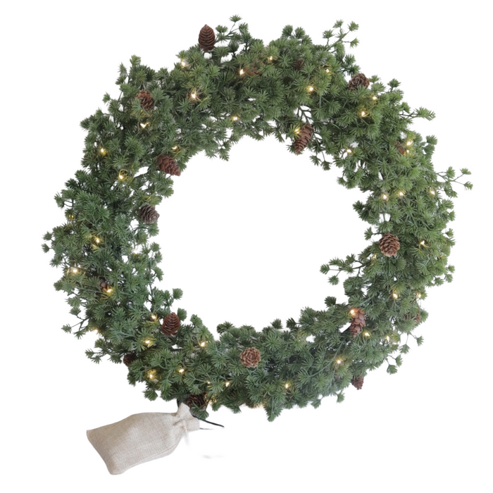 Christmas julekrans m/LED lys 50 cm