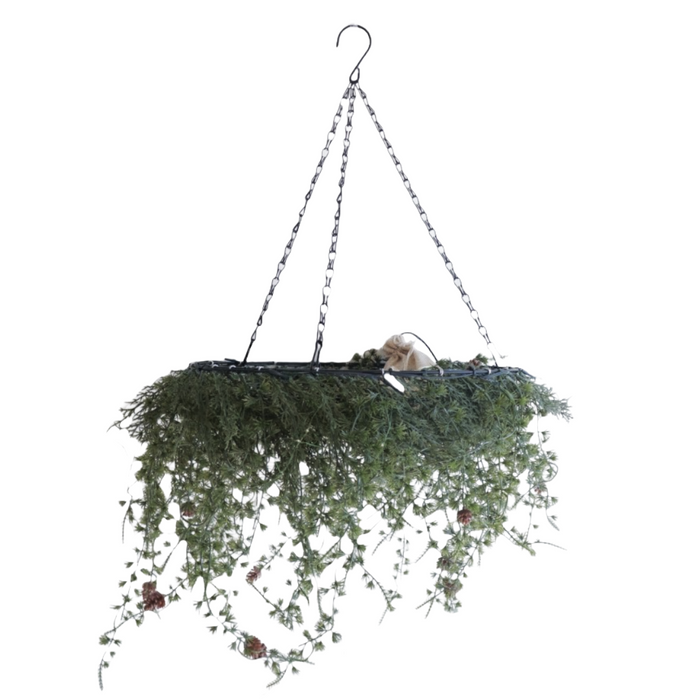 Christmas takkrans m/LED lys 45 cm