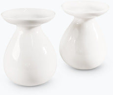 Hvit Lilje vase 2 stk