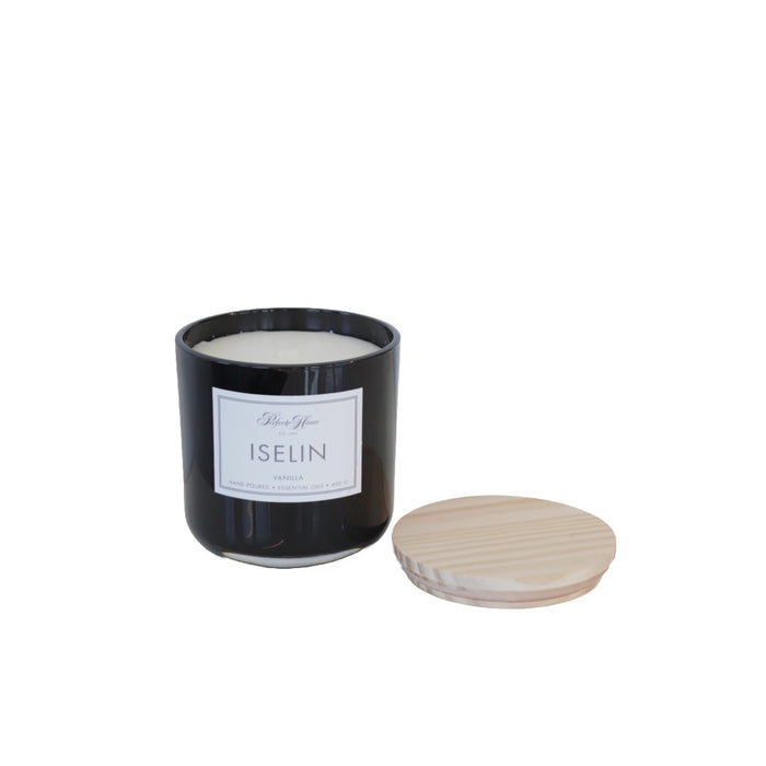 Iselin Black duftlys Vanilla