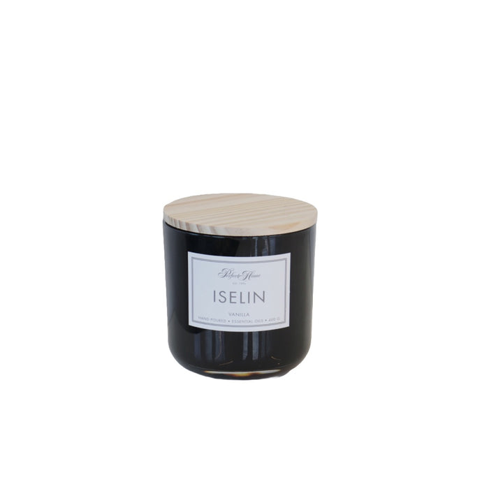 Iselin Black duftlys Vanilla