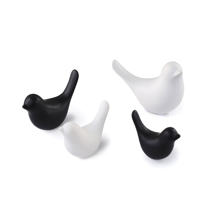 Bird figur hvit medium