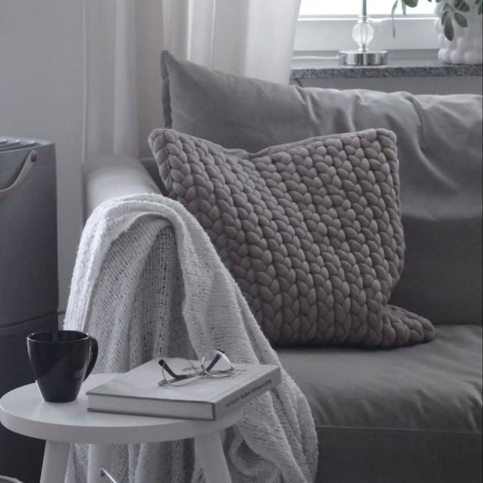 Ava Grey putetrekk 50x50 cm