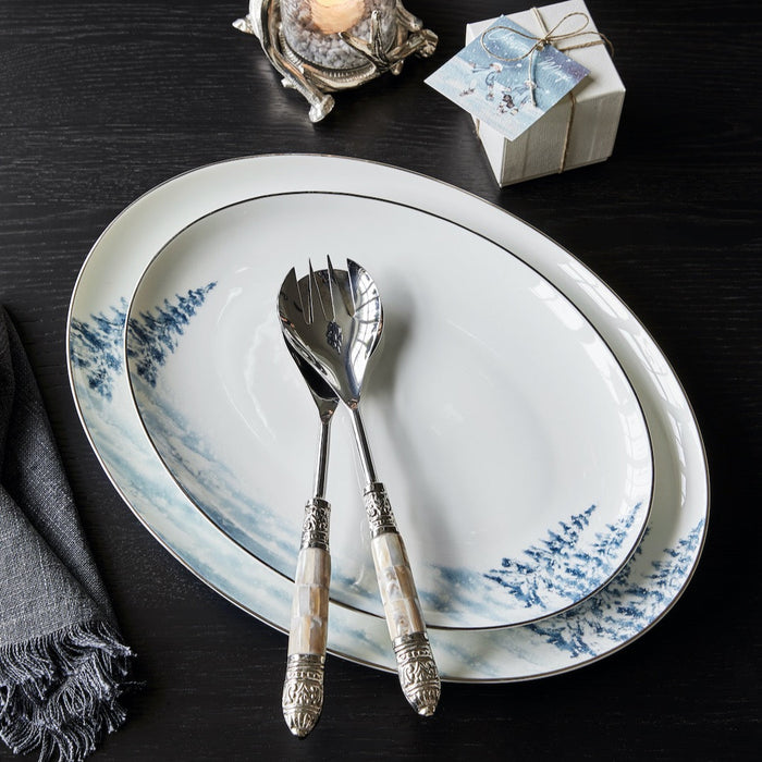 Christmas Magic serveringsfat ovalt 33x24 cm